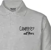 Huuraa Herren Polo Shirt Camper mit Herz M Sport Grey Bio Produktbild-Vorschau 2