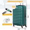 KESSER® Reisekoffer Hartschalen Koffer mit Zahlenschloss, Produktbild-Vorschau 2