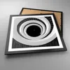 Gerahmtes Poster - Schwarzer Rahmen - Stück Modern Treppe - Produktbild-Vorschau 3