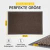 Entrando Fußmatte 60x90 cm in Braun Schwarz - waschbar, Produktbild-Vorschau 2
