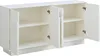 Weißes Sideboard mit gewölbten Türen, 4 Türen, viel Produktbild-Vorschau 16