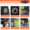 A collage of images showcasing different features of a charcoal grill. Anteprima dell’immagine prodotto