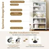 KOMFOTTEU Küchenschrank mit 6 Ebenen, Sideboard mit 4 Haken Produktbild-Vorschau 3