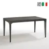 Rechteckiger Außentisch 150x90cm GartenBarRestaurant Oslo - Produktbild-Vorschau 3