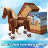 PonyCycle Modèle Y Poney à roulettes marron pour enfants de Voir les images du produit 7