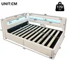 Flieks Hydraulisches Polsterbett 140x200cm mit Led, Produktbild-Vorschau 5