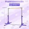 COSTWAY Gymnastik Turnreck, Reckstange mit 12-Fach Höhen Produktbild-Vorschau 3