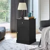 Yaheetech Lot de 2 tables de nuit avec tiroir et armoire, Voir les images du produit 6