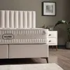 Eclipse Polsterbett  90x190  - Farbe: Creme - Set:  Produktbild-Vorschau 6