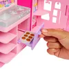 Barbie Wochenend-Haus, Puppenhaus-Spielset mit Puppe, 10 Produktbild-Vorschau 4