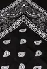 Urban Classics, uni bandana, 3-pack, zwart, standaard Productafbeelding-voorbeeld 4