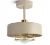 Luxolar Deckenleuchte Beige Gold E27 LED 60W - modern Produktbild-Vorschau 1