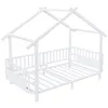 Flieks kinderbed 90x200 cm met valbeveiliging, houten Productafbeelding-voorbeeld 9