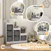 AIYAPLAY Meuble de rangement pour jouets avec 6 bacs Voir les images du produit 4