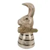 Clayre & Eef Figur Kaninchen 20 cm Weiß Goldfarbig Produktbild-Vorschau 2