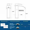 Wasserhahn Bad Schwarz, Waschtischarmatur für Badezimmer, Produktbild-Vorschau 2