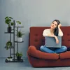 Relaxdays Pflanzenständer, 5 Ablagen, Pflanzentreppe Blumen Produktbild-Vorschau 3