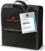 A black fabric car trunk organizer with a tag attached. Anteprima dell’immagine prodotto