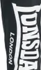Close-up of the side of a black garment with white text. Produktbild-Vorschau