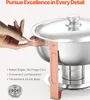 VEVOR Hot Pot Buffet-Speisenwärmer mit 4 großen Behältern Produktbild-Vorschau 4