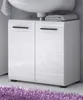 SkinGlossLine meuble sous lavabo blanc haute brillance, Voir les images du produit 21