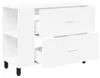 vidaXL Waschtisch Weiß 80 x 35 x 60 cm Holzwerkstoff Produktbild-Vorschau 4