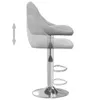 vidaXL Barhocker 2 Stk. Hellgrau Samt -  Barhocker Produktbild-Vorschau 8
