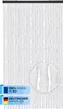 Tenda in pile (100x200 cm) per porte "Bianco" come Anteprima dell’immagine prodotto 1