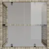 vidaXL 4-tlg. Garten-Sofagarnitur mit Kissen Hellgrau Poly Produktbild-Vorschau 5
