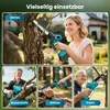 Bürstenlose Mini-Kettensäge, 6+8 Zoll Stromkettensäge, Produktbild-Vorschau 8