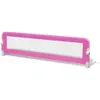 vidaXL Protezione per letto per bambini 2 pezzi Rosa 150 x Anteprima dell’immagine prodotto 3