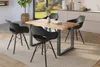 Esstisch 140x80 cm Baumkante Holz Wildeiche-Optik U-Gestell Produktbild-Vorschau 4