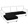 Sofa Überzug Jacquard Kariert L-förmig Sofa mit 2 Produktbild-Vorschau 9