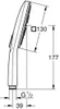 GROHE Handbrause Rainshower 130 SmartActive Cube chrom, Produktbild-Vorschau 2