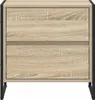 vidaXL Stolik nocny Sonoma 50 x 39,5 x 50 cm materiał Podgląd zdjęcia produktu 4
