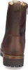 A close-up view of the back of a brown leather boot. Produktbild-Vorschau