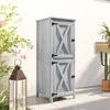 Outsunny Gartenschrank Holz Geräteschuppen wetterfest Produktbild-Vorschau 7