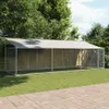 vidaXL Enclos pour chiens avec toit et porte Gris 6x2x2 m Voir les images du produit 2