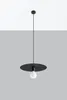 Hanglamp FLAVIO, zwart, merk Sollux Lighting, model SL.0853 Productafbeelding-voorbeeld 2