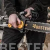 A person holding an electric chainsaw. Náhled obrázku produktu