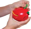 Holz Fädelspiel Apfel mit Wurm, Serie Windel, 8,5 cm Produktbild-Vorschau 3
