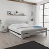 Postel PARIS zvýšená 180 x 200 cm, bílá Rošt: Bez roštu, Náhled obrázku produktu 2