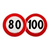 Kennzeichnung Geschwindigkeitsbegrenzung 80 und 100 km/h Produktbild-Vorschau 1