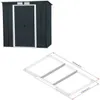 Duramax Metall Gartenhaus 203x113 Geräteschuppen Garten Produktbild-Vorschau 15