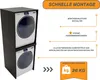 CraftPAK Waschmaschinenschrank geeignet für Waschmaschine & Produktbild-Vorschau 5