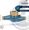 A water meter with technical specifications and branding displayed. Produktbild-Vorschau