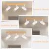 ZMH Plafonnier Blanc Spot de plafond 3 flammes en bois Voir les images du produit 7