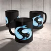 Mr. & Mrs. Panda Tasse Fische Schwarm - Schwarz - Geschenk, Produktbild-Vorschau 4