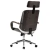 vidaXL Chaise de bureau pivotante avec appui-tête Blanc Voir les images du produit 7