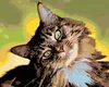 Diamondi - Diamond painting - GESTREIFTER KATER, 40X50 cm, Produktbild-Vorschau 1